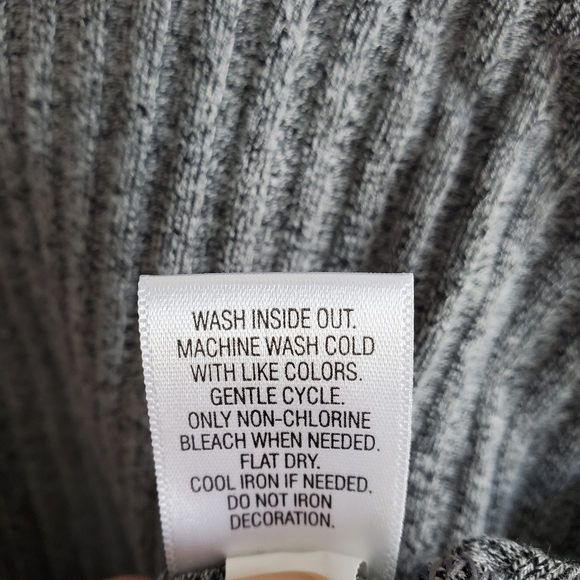 Grey/Gray knit fit and flare mini dress with purple sparkle collar - XS - Picture 4 of 4